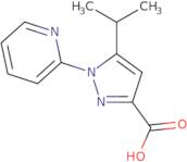 5-(Propan-2-yl)-1-(pyridin-2-yl)-1H-pyrazole-3-carboxylic acid