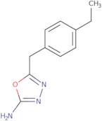 5-(4-Ethylbenzyl)-1,3,4-oxadiazol-2-amine