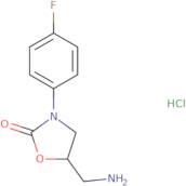 5-(Aminomethyl)-3-(4-fluorophenyl)-1,3-oxazolidin-2-one hydrochloride