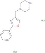 1-[(2-Phenyl-1,3-oxazol-4-yl)methyl]piperazine dihydrochloride