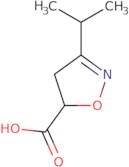 3-Isopropyl-4,5-dihydroisoxazole-5-carboxylic acid