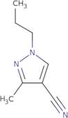 3-Methyl-1-propyl-1H-pyrazole-4-carbonitrile