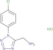 ([1-(4-Chlorophenyl)-1H-tetrazol-5-yl]methyl)amine hydrochloride