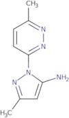 3-Methyl-1-(6-methylpyridazin-3-yl)-1H-pyrazol-5-amine