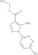 Ethyl 5-amino-1-(6-methylpyridazin-3-yl)-1H-pyrazole-4-carboxylate