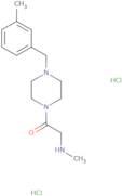 2-(Methylamino)-1-{4-[(3-methylphenyl)methyl]piperazin-1-yl}ethan-1-onehydrochloride