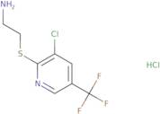 2-[(2-Aminoethyl)sulfanyl]-3-chloro-5-(trifluoromethyl)pyridine hydrochloride