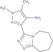 1,5-Dimethyl-3-(6,7,8,9-tetrahydro-5H-[1,2,4]triazolo[4,3-a]azepin-3-yl)-1H-pyrazol-4-amine