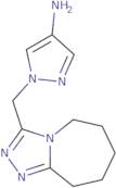 1-({5H,6H,7H,8H,9H-[1,2,4]Triazolo[4,3-a]azepin-3-yl}methyl)-1H-pyrazol-4-amine