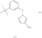 1-{[3-(Trifluoromethyl)phenyl]methyl}-1H-pyrazol-4-amine dihydrochloride