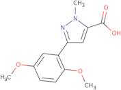 3-(2,5-Dimethoxyphenyl)-1-methyl-1(H)-pyrazole-5-carboxylic acid