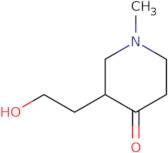 3-(2-Hydroxyethyl)-1-methylpiperidin-4-one