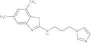 N-[3-(1H-Imidazol-1-yl)propyl]-5,7-dimethyl-1,3-benzothiazol-2-amine