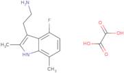 2-(4-Fluoro-2,7-dimethyl-1h-indol-3-yl)ethanamine oxalate