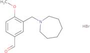 3-[(Azepan-1-yl)methyl]-4-methoxybenzaldehyde hydrobromide