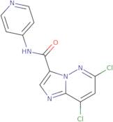 6,8-Dichloro-N-(pyridin-4-yl)imidazo-[1,2-b]pyridazine-3-carboxamide