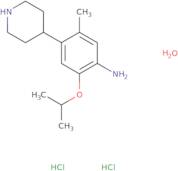 2-Isopropoxy-5-methyl-4-(piperidin-4-yl)aniline dihydrochloride hydrate