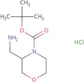 tert-Butyl 3-(aminomethyl)morpholine-4-carboxylate hydrochloride