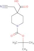 1-(tert-Butoxycarbonyl)-4-(cyanomethyl)piperidine-4-carboxylic acid