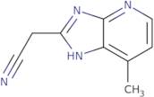 2-{7-Methyl-3H-imidazo[4,5-b]pyridin-2-yl}acetonitrile