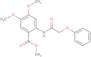 methyl 4,5-dimethoxy-2-(2-phenoxyacetylamino)benzoate