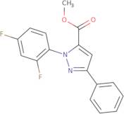 Methyl 2-(2,4-difluorophenyl)-5-phenylpyrazole-3-carboxylate