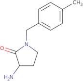 3-Amino-1-[(4-methylphenyl)methyl]pyrrolidin-2-one