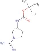 tert-Butyl N-(1-carbamimidoylpyrrolidin-3-yl)carbamate