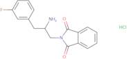 2-[(2S)-2-Amino-3-(3-fluorophenyl)propyl]-2,3-dihydro-1H-isoindole-1,3-dione hydrochloride