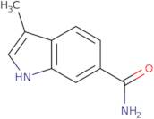 3-Methyl-1H-indole-6-carboxamide