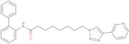 N-(2-Phenylphenyl)-8-[4-(3-pyridinyl)-1-triazolyl]octanamide