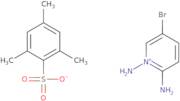 1,2-Diamino-5-bromopyridin-1-ium 2,4,6-trimethylbenzenesulfonate