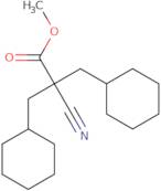 Methyl 2-cyano-3-cyclohexyl-2-(cyclohexylmethyl)propanoate