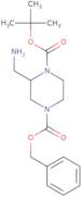 4-Benzyl 1-tert-butyl 2-(aminomethyl)piperazine-1,4-dicarboxylate