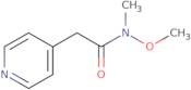 N-Methoxy-N-methyl-2-(pyridin-4-yl)acetamide