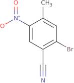 2-Bromo-4-methyl-5-nitrobenzonitrile