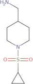 ([1-(Cyclopropylsulfonyl)piperidin-4-yl]methyl)amine