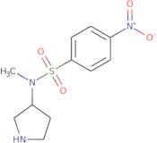 N-Methyl-4-nitro-N-pyrrolidin-3-ylbenzenesulfonamide