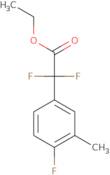 Ethyl 2,2-difluoro-2-(4-fluoro-3-methylphenyl)acetate