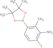 6-Fluoro-2-methyl-3-(4,4,5,5-tetramethyl-1,3,2-dioxaborolan-2-yl)aniline