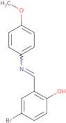 4-Bromo-2-{(E)-[(4-methoxyphenyl)imino]methyl}phenol