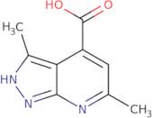 3,6-Dimethyl-1H-pyrazolo[3,4-b]pyridine-4-carboxylic acid