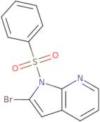 2-Bromo-1-(phenylsulfonyl)-1H-pyrrolo[2,3-b]pyridine