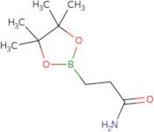 3-(Tetramethyl-1,3,2-dioxaborolan-2-yl)propanamide