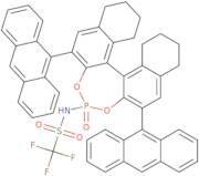 (11bS)-N-(2,6-Di(anthracen-9-yl)-4-oxido-8,9,10,11,12,13,14,15-octahydrodinaphtho[2,1-D:1',2'-F][1,3,2]dioxaphosphepin-4-yl)-1,1,1-t rifluoromethanesulfonamide