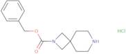 2,7-diazaspiro[3.5]-nonane-2-carboxylic acid, phenylmethyl ester, hcl (1:1)