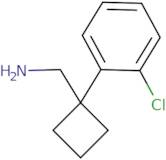 [1-(2-Chlorophenyl)cyclobutyl]methanamine