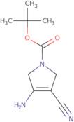 tert-Butyl 3-amino-4-cyano-2,5-dihydro-1H-pyrrole-1-carboxylate