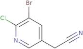 2-(5-Bromo-6-chloropyridin-3-yl)acetonitrile