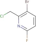 3-Bromo-2-(chloromethyl)-6-fluoropyridine